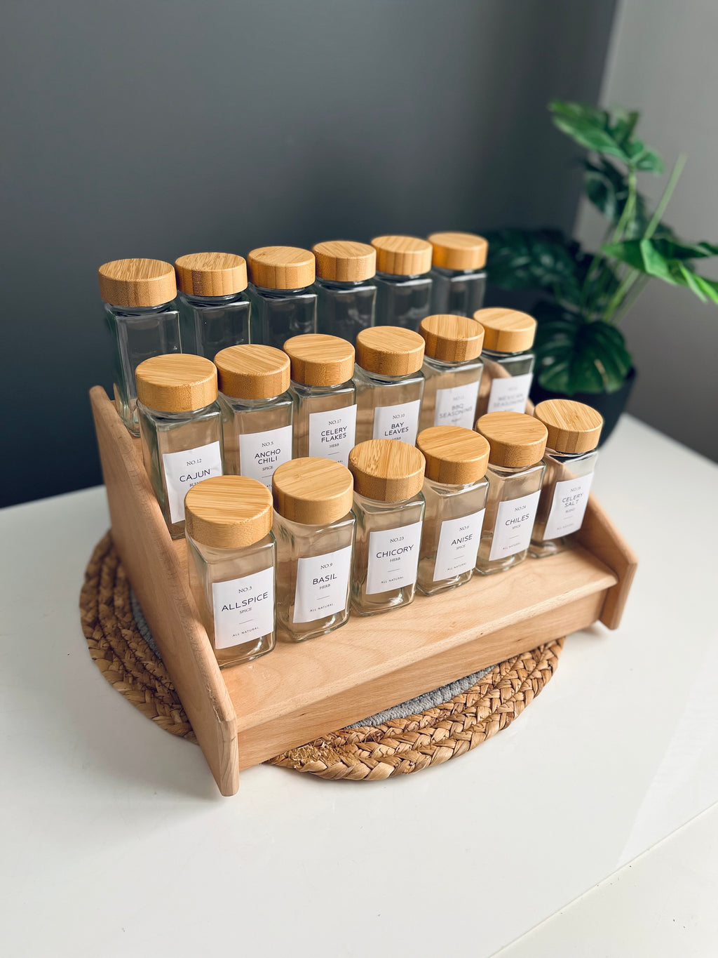 Set of 18 glass jars 150ml +(new staris )