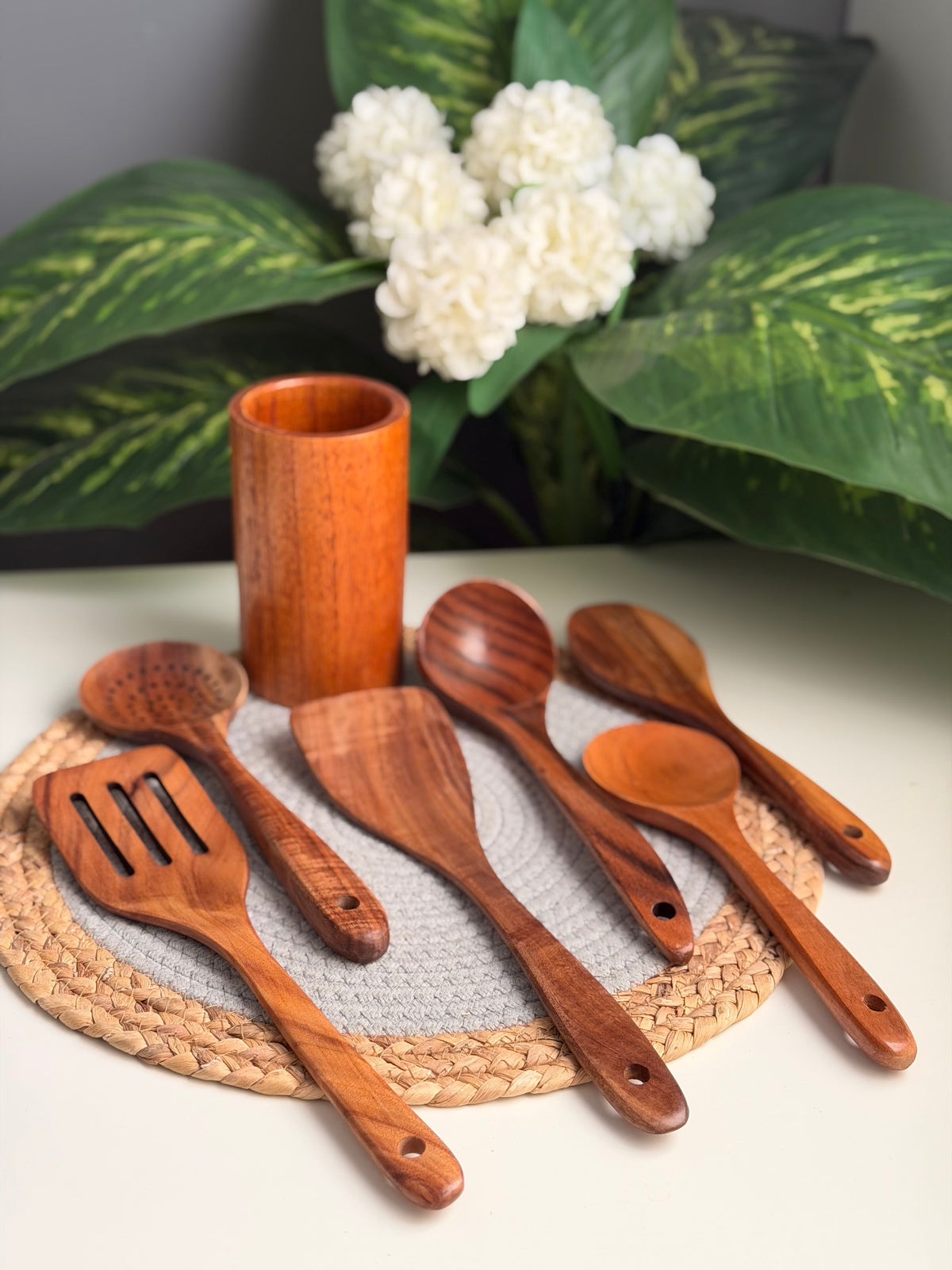 Set of 7 pieces wooden(code360)