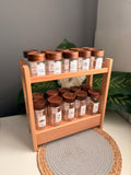 Set of (20)glass 250ml+200ml +Organizer with drawer