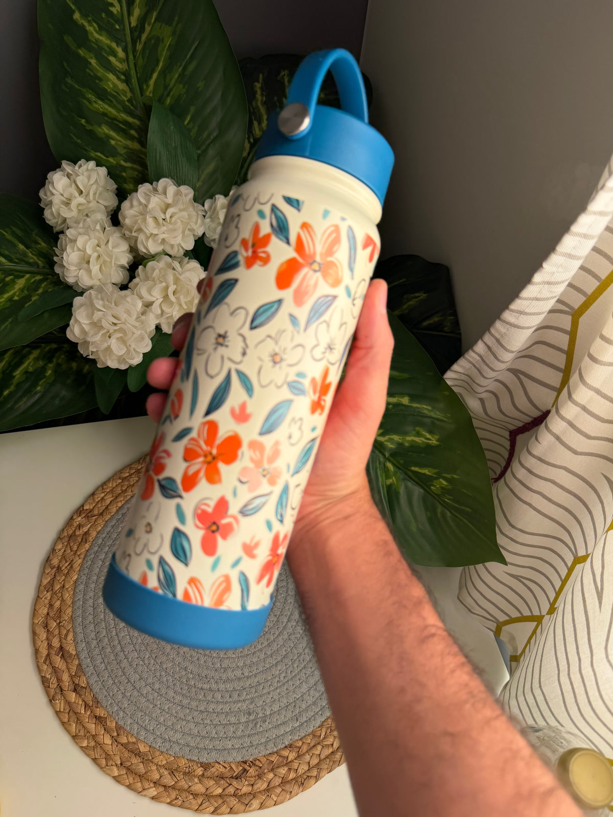 Stainless steel bottle 800ml(codeF1830)blue