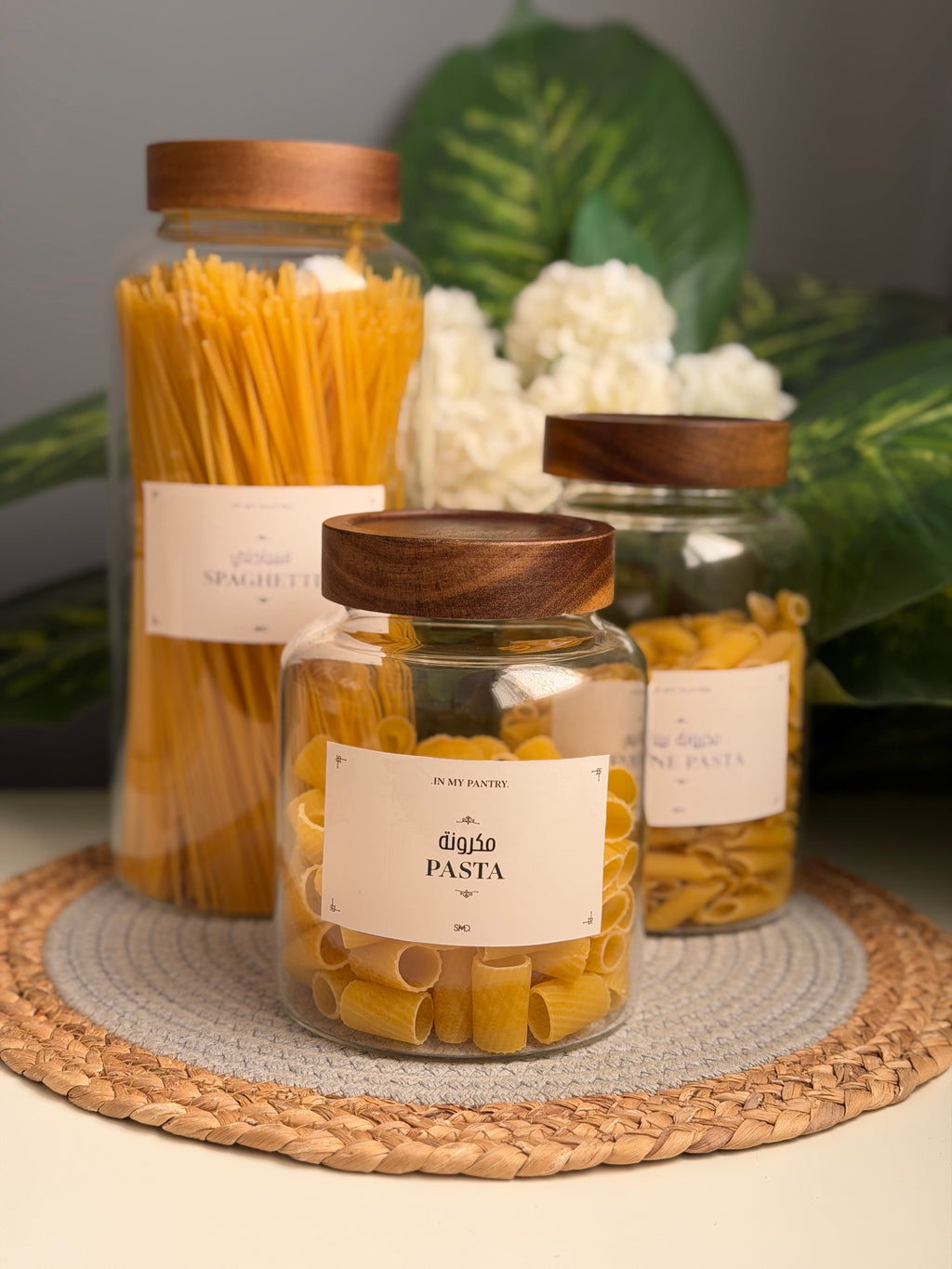 Set of 3 glass jars(2.8L/2.3L/1.8L)(code14/13/12)