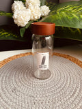 (Code A39-224)  One glass jars 400ml(جديد)غطاء غامق (بالقطعه)