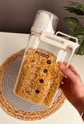 (ديفو) medium ( acrylic )container 1800ml code112 شرخ بسيط