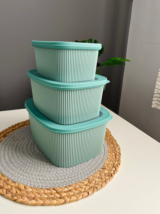 (Green) 3 Large fridge box (high quality)code694