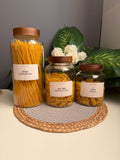 Set of 3 glass jars(2.8L/2.3L/1.8L)(code14/13/12)