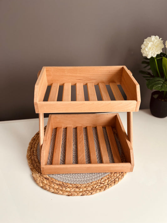 Wooden organizer 2floors