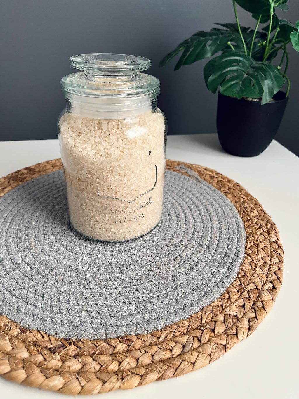 Small Glass jar 900ml(quality)