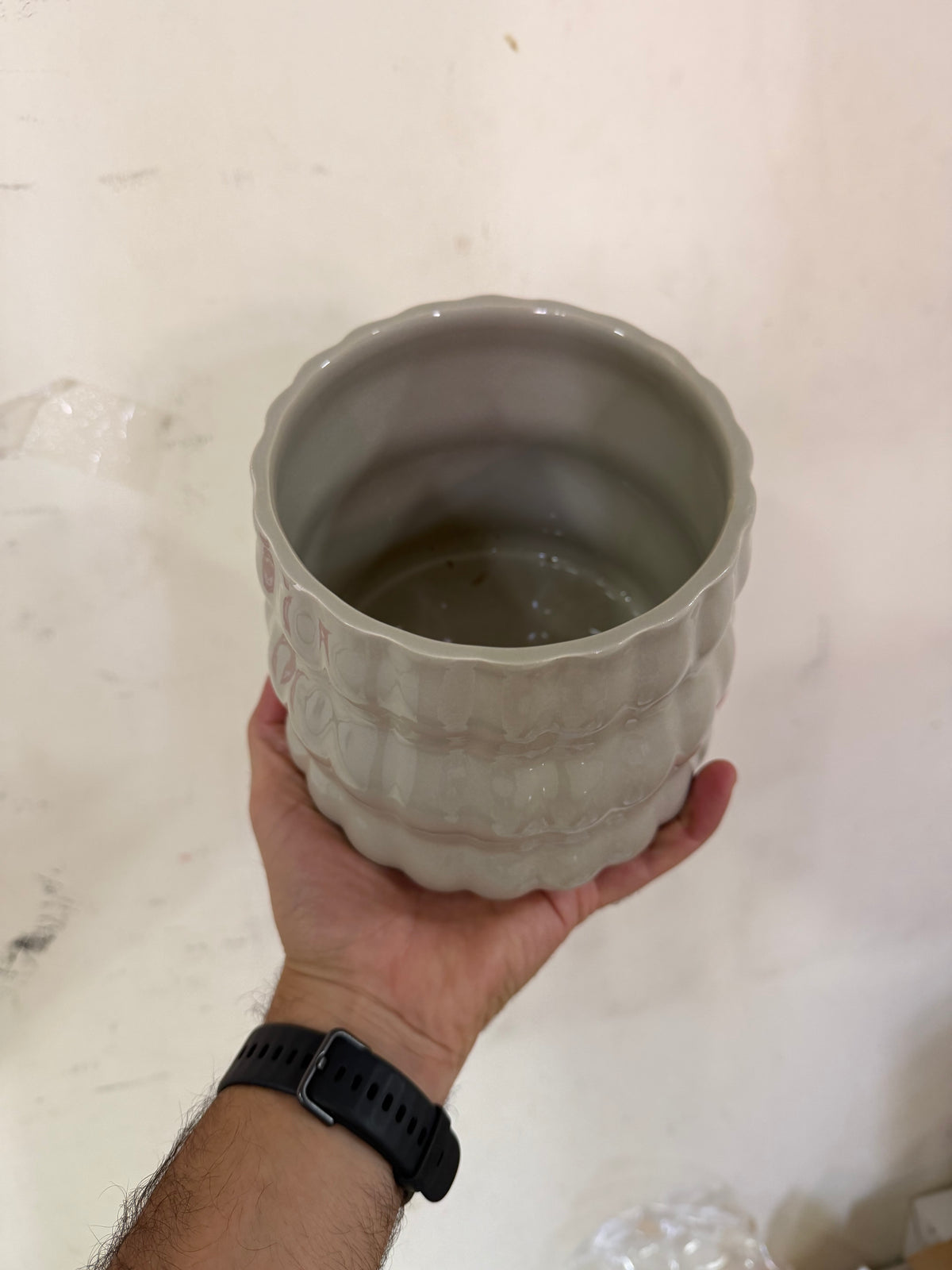 Porcelain holder (greash )code455(13cm*12cm)