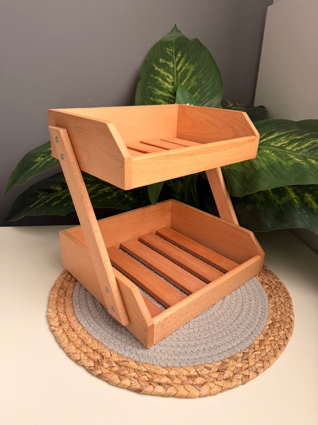 Wooden organizer 2floors