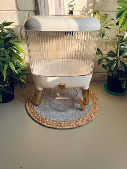 large container for rice (8kg)white