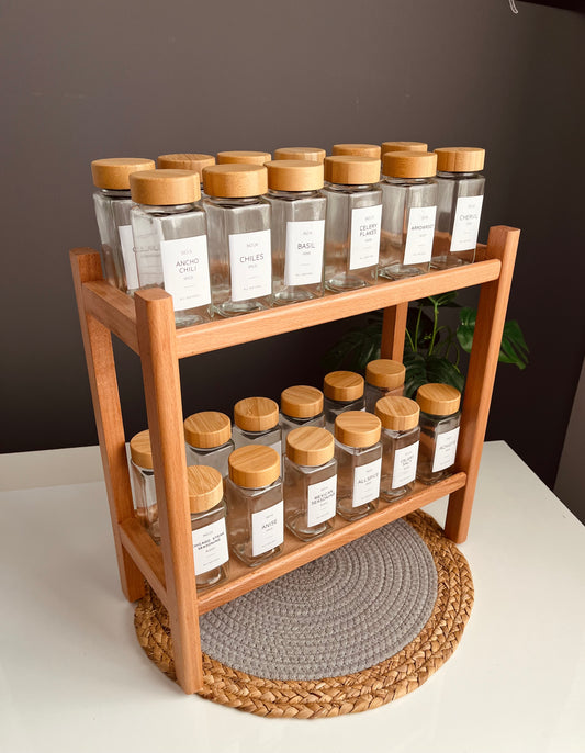 Zan Organizer 2 floors +24 glass jars 150ml