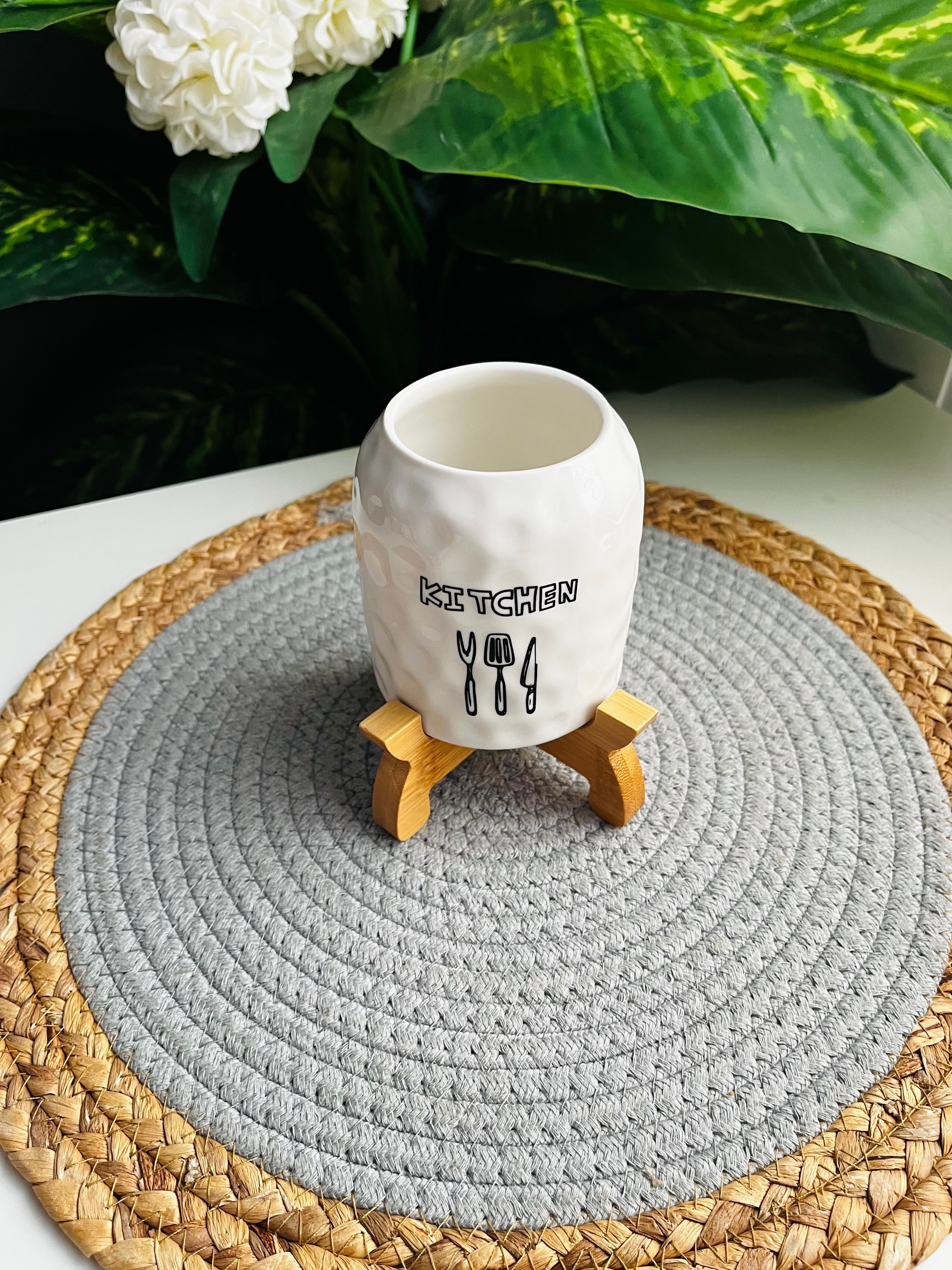 Porcelain holder tools 12cm*7cm (kitchen )