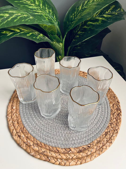 (حرف ذهبى ) طقم كوبيات ٦ code.135قطع(lines)