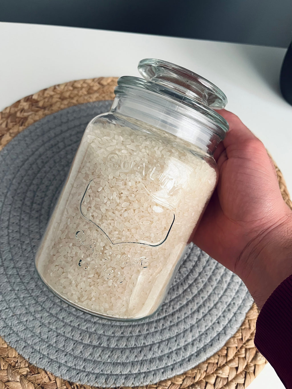 Small Glass jar 900ml(quality)