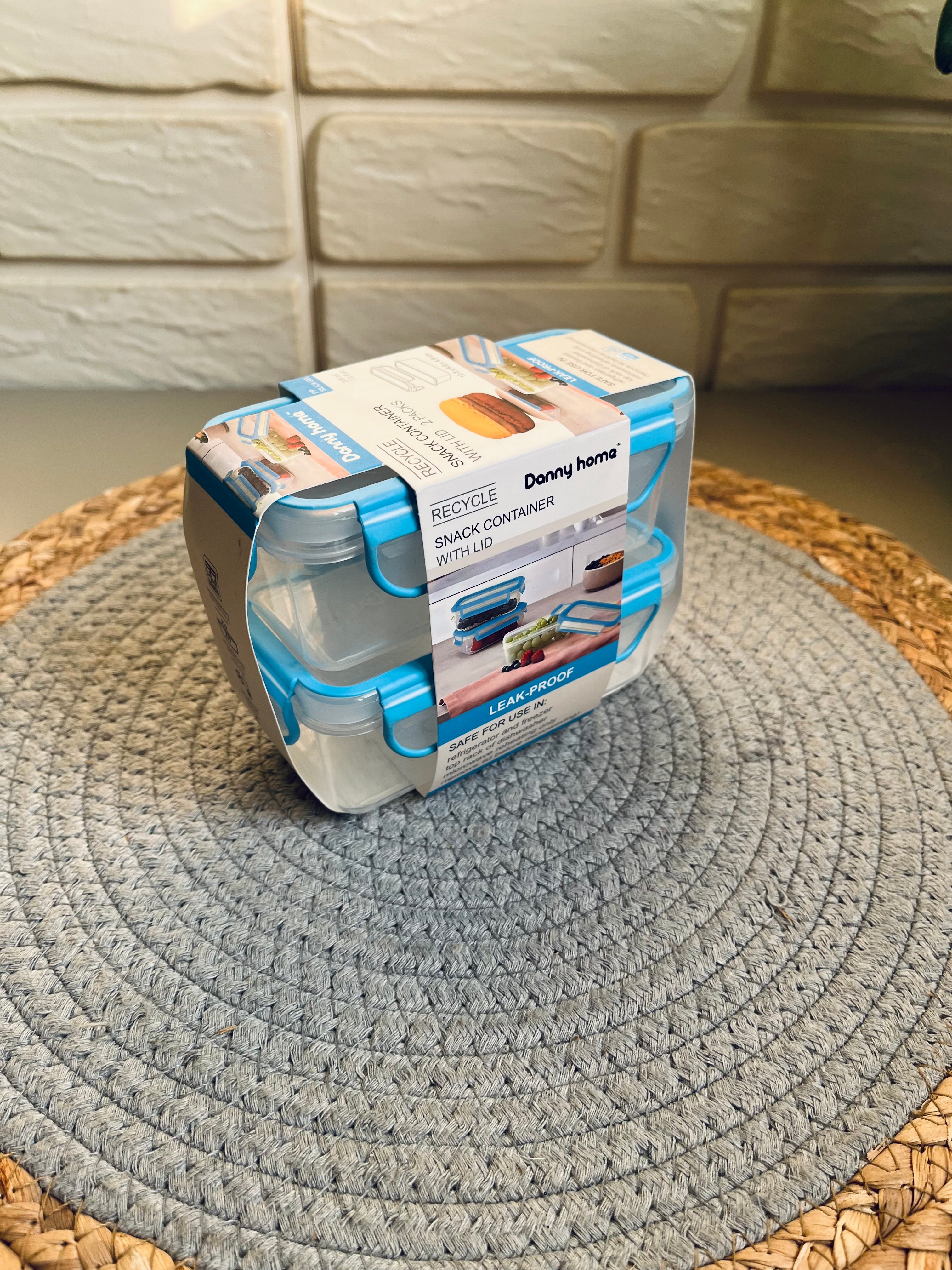 Set of 2 fridge box (danny home) code20(blue) 12.8 × 8.8 × 4.9 cm