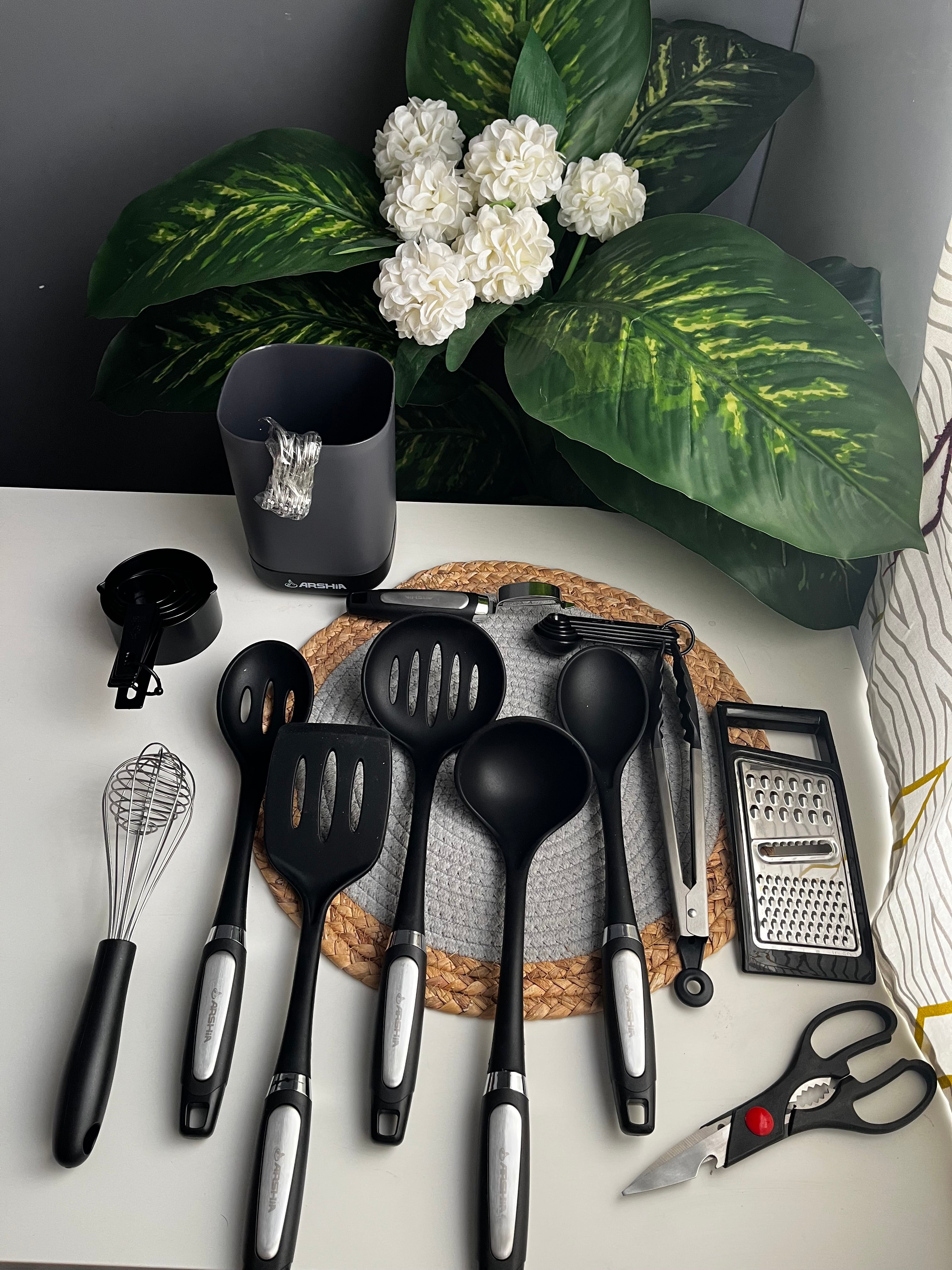 Silicone Utensil Set طقم التوزيع الچامبو 32 قطعه