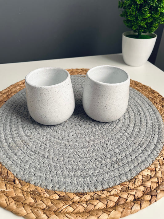 2 Coffee Cups طقم ٢ فنجان( فخار )قهوة-٢٥٠ملى