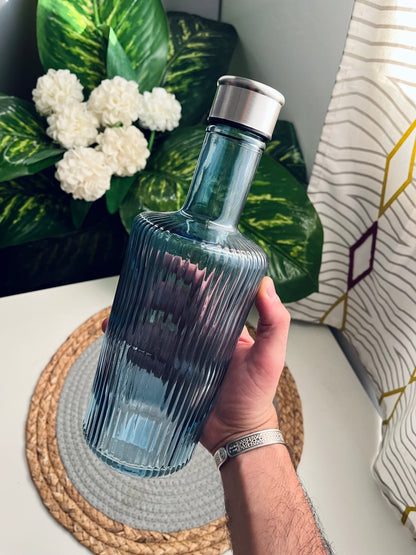 Glass Blue bottle(c326)