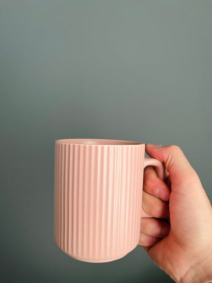Pink large mug