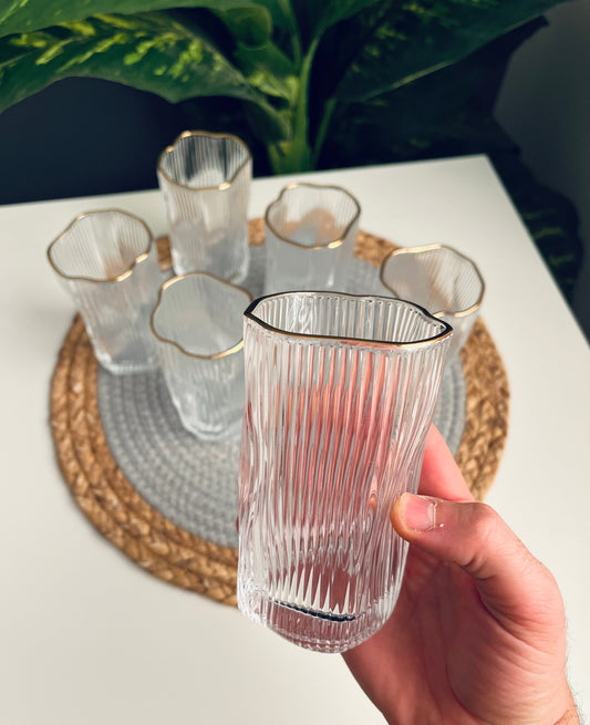 (حرف ذهبى ) طقم كوبيات ٦ code.135قطع(lines)