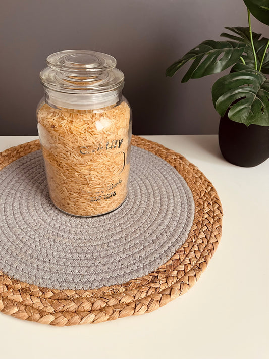 Medium Glass jar 1200ml(quality)code154