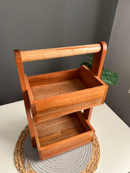 Large wooden organizer 50cm