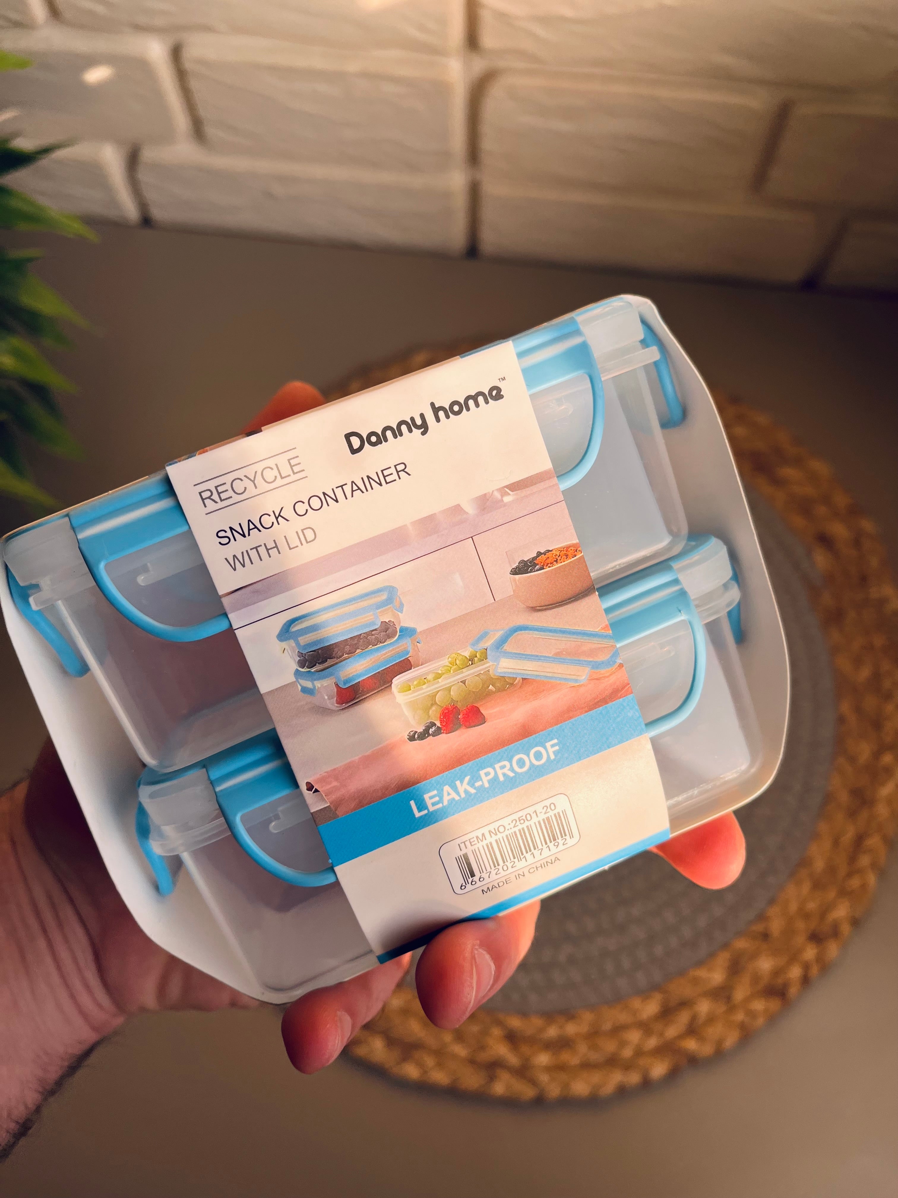 Set of 2 fridge box (danny home) code20(blue) 12.8 × 8.8 × 4.9 cm