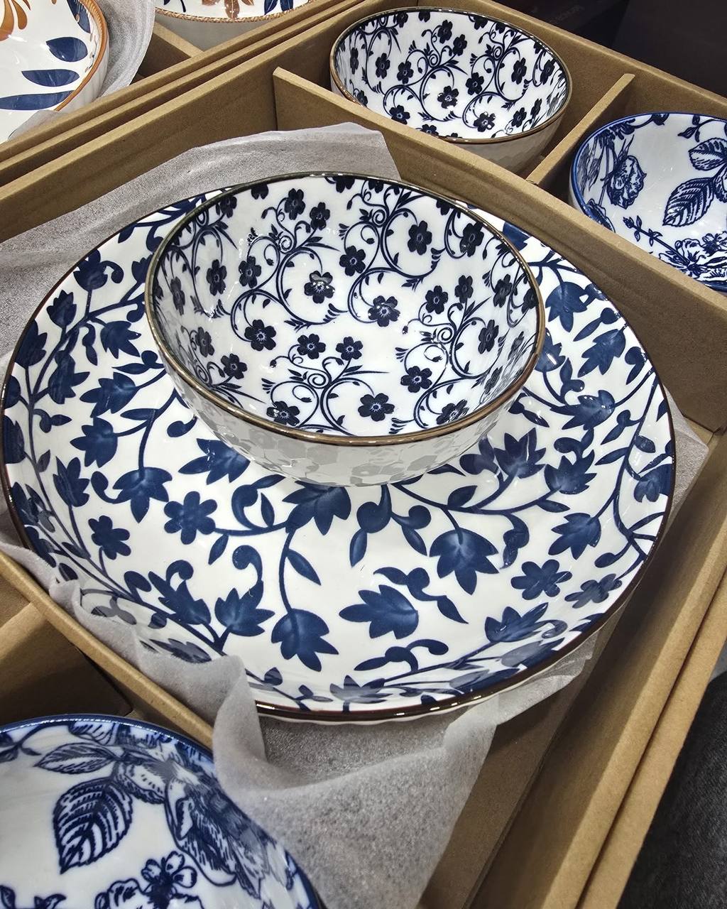 12 pieces (6 bowles+6 plate) اندلسى