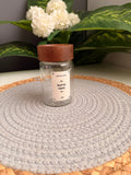 One glass jar (250ml)غطاء غامق (code 315)بالقطعه