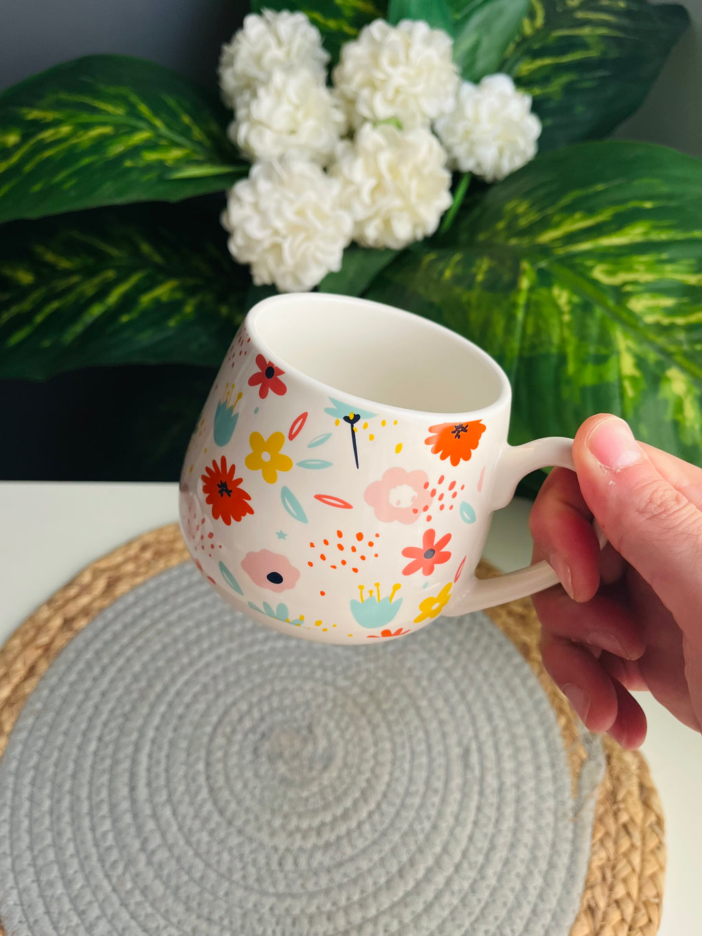 Flowers mug (code942)