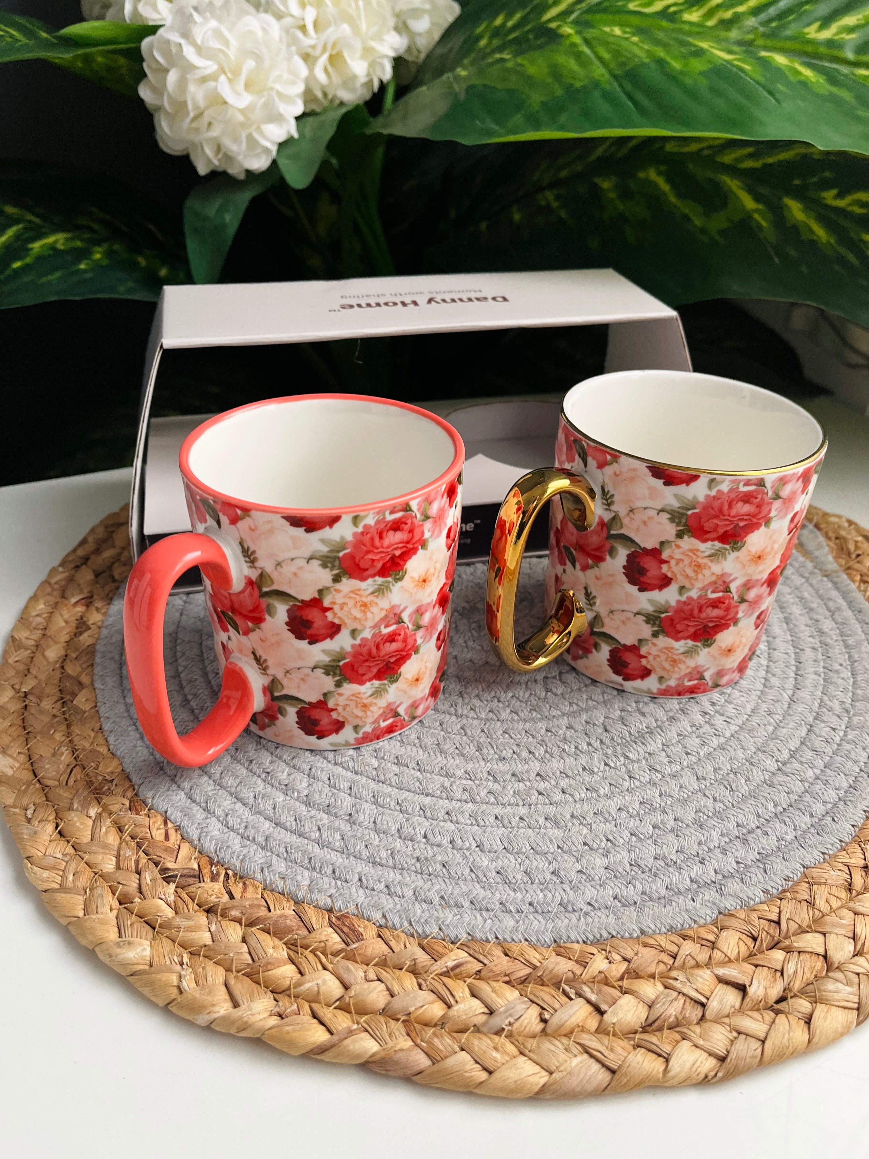 Set of 2 mugs (danny Home) code 53-2 ورده