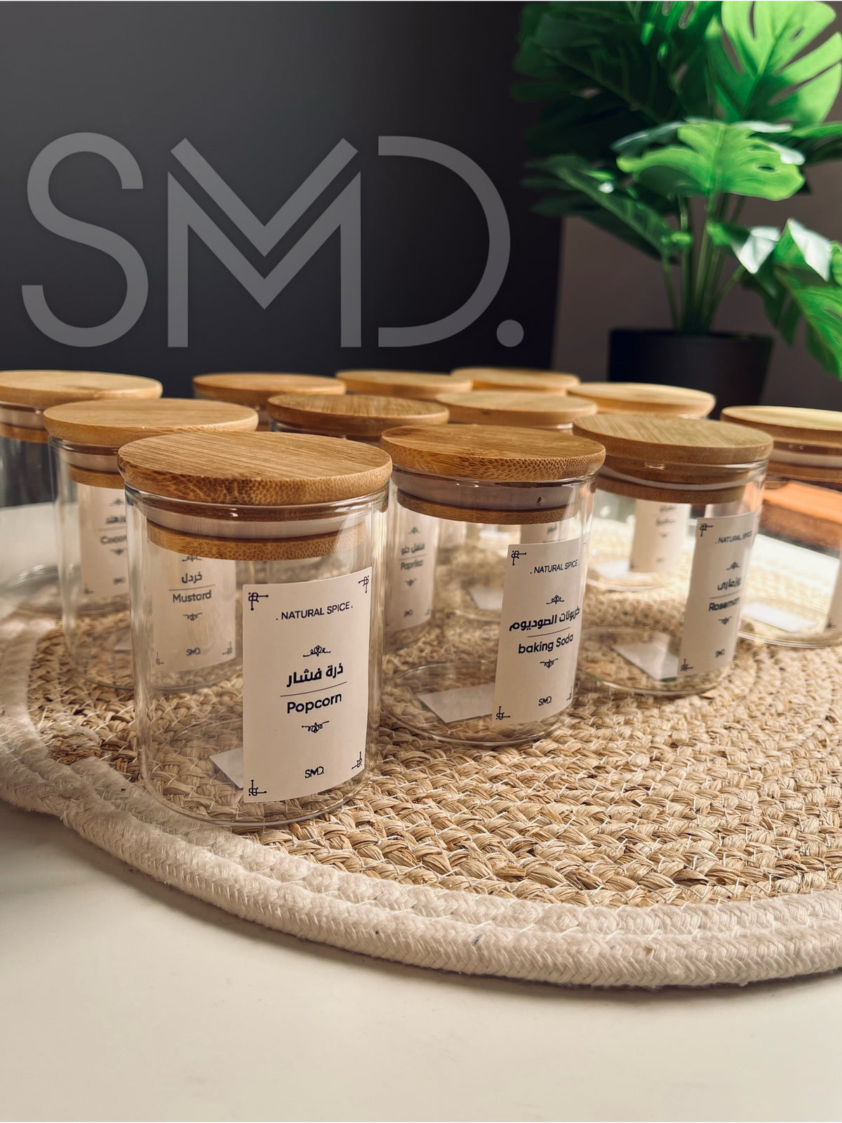 Set of 12 glass jars 230ml 8cm*6cm(2184)(اخر كميه)