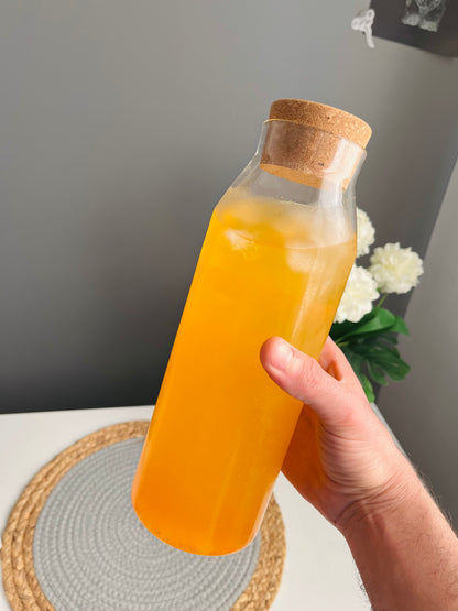 Large glass bottle 1.2L
