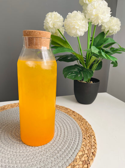 Large glass bottle 1.2L