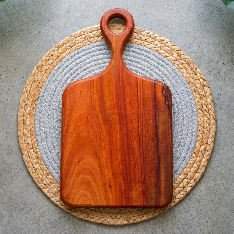 قطاعه خشب طبيعى (مستاطيل) 43cm cutting board