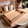 Wooden zan tray light brown